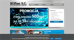 Desktop Screenshot of kopnet.pl